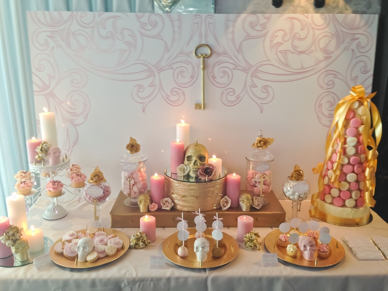 10 Attractive 21St Birthday Party Ideas For Girls white pink and gold tables glam pink and gold 21st birthday with 2024