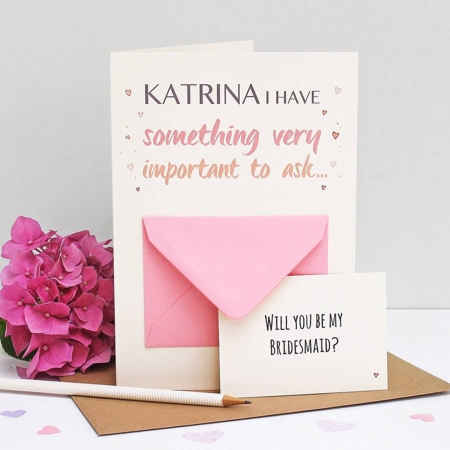 10 Unique Will You Be My Flower Girl Ideas will you be my bridesmaid secret message cardmartha brook 2022