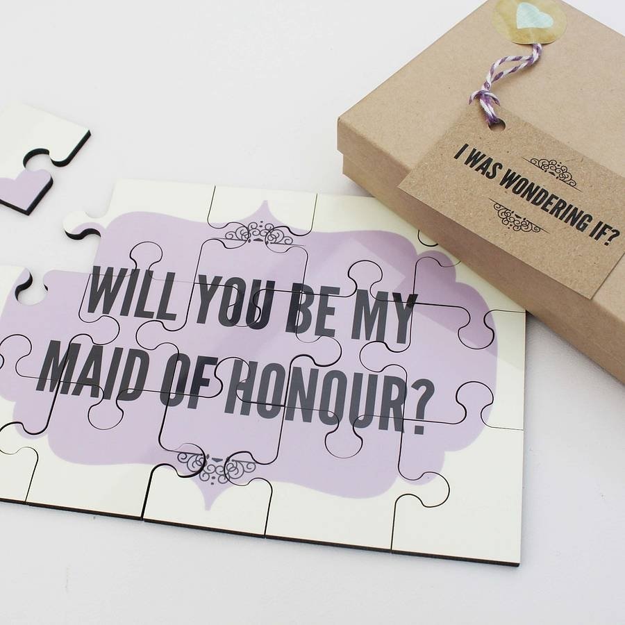 10 Lovely Will You Be My Maid Of Honor Ideas will you be my maid of honour personalised giftlou brown 2022