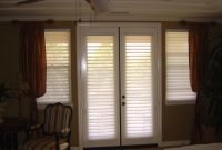 window treatment ideas for doors - 3 blind mice