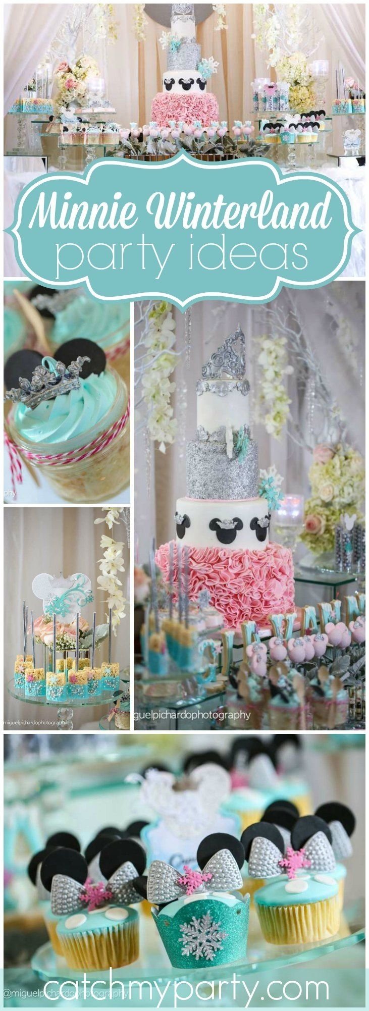 10 Fabulous Winter 1St Birthday Party Ideas winter birthday minnie mouse winterland minnie mouse mice and 1 2022