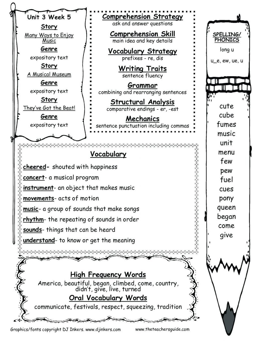 main idea homework 5th grade