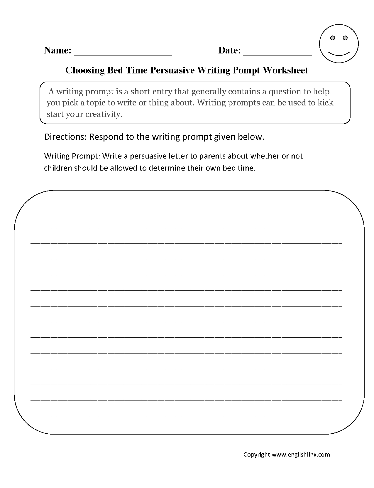 10 Best Writing Ideas For 4Th Grade writing prompts worksheets persuasive writing prompts worksheets 2022