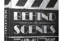yearbook cover - unused - &quot;behind the scenes&quot; theme - movie