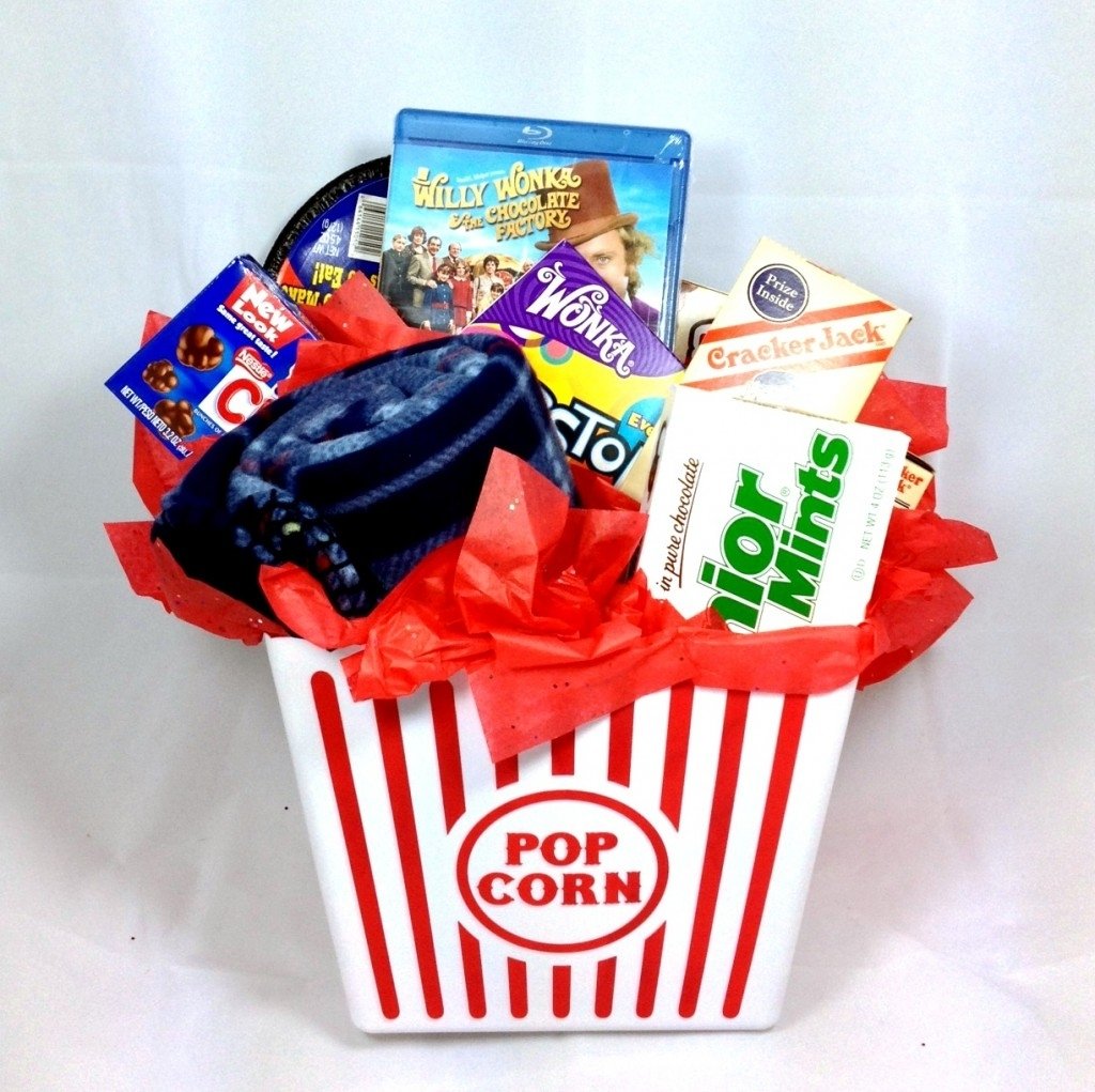 10 Famous Movie Night Gift Basket Ideas.
