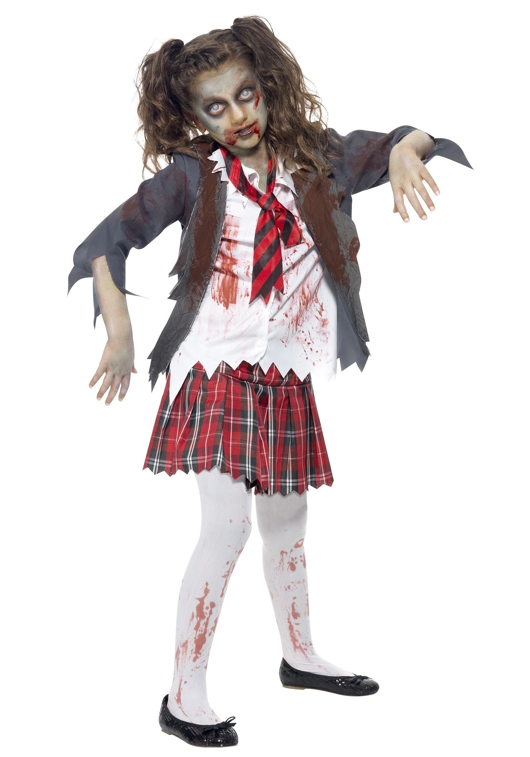 10 Attractive Zombie Costume Ideas For Kids zombie costume ideas for kids kids zombie school girl costume 2023